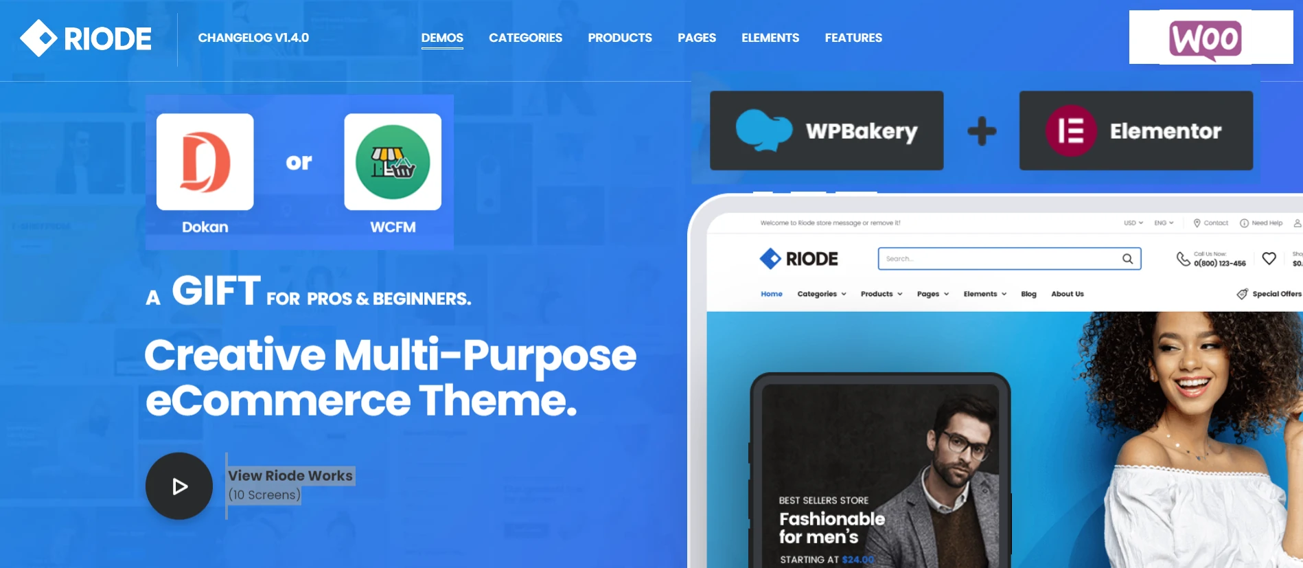 Riode MultiPurpose WooCommerce WordPress Theme