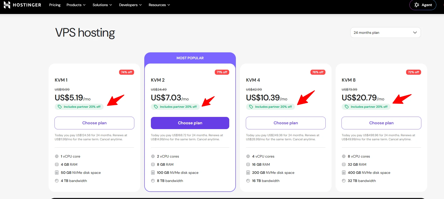 Hostinger-VPS-hosting-pricing-Compare-plans-and-features